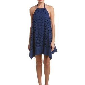 NWT Susana Monaco Eyelet Halter Dress